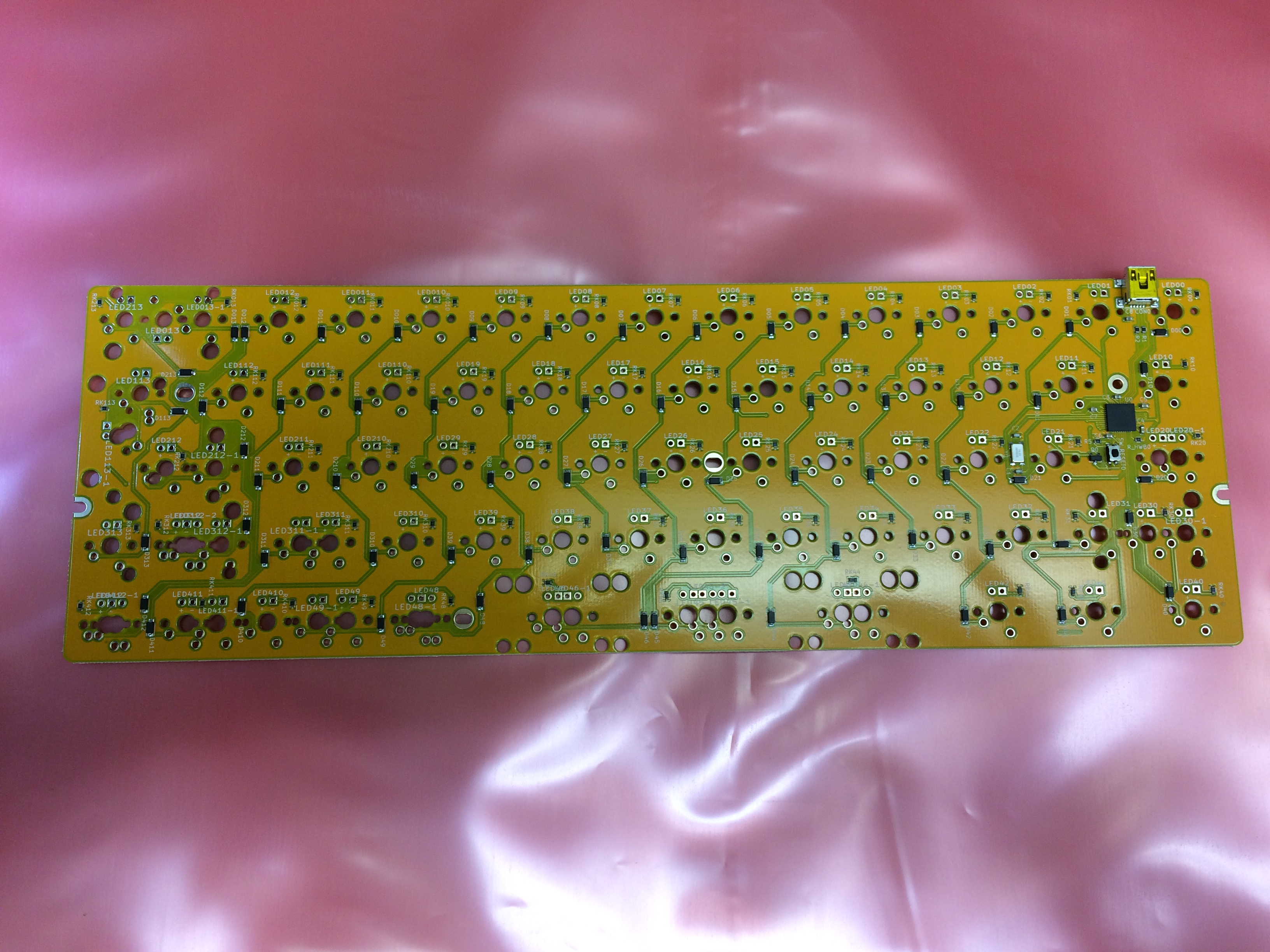 Banana Split rev 1.0 PCB back