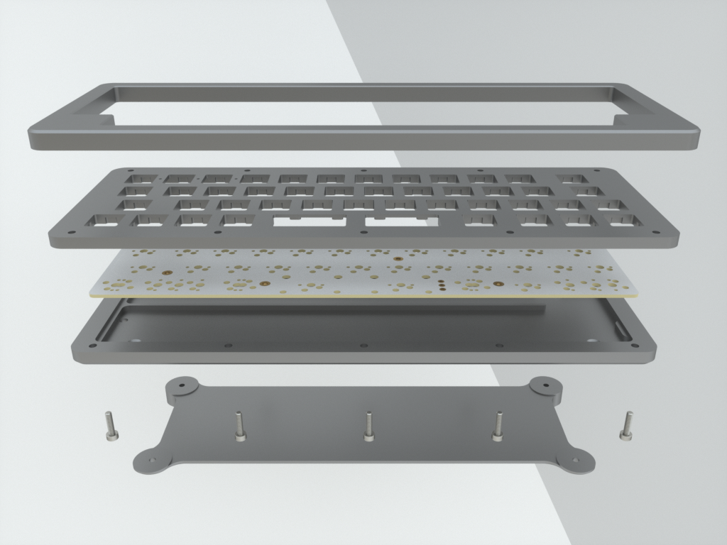 Side view of a brass Rackmount to show thickness