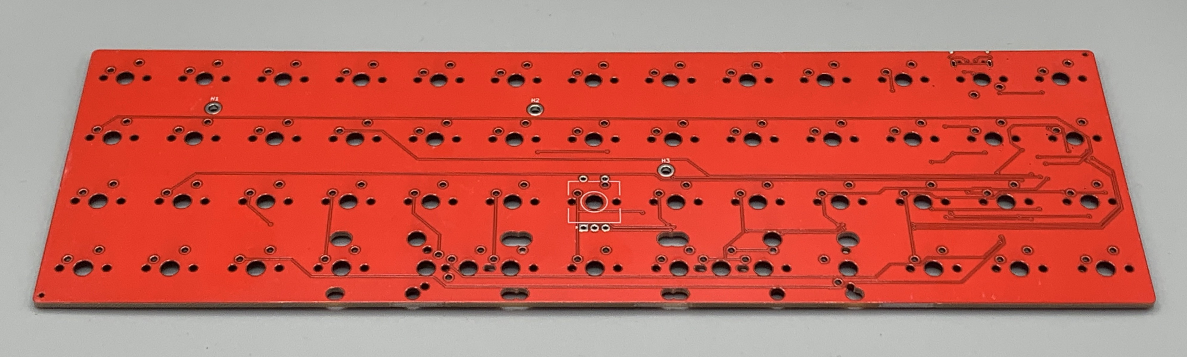 Front of a Minibaen v2 PCB