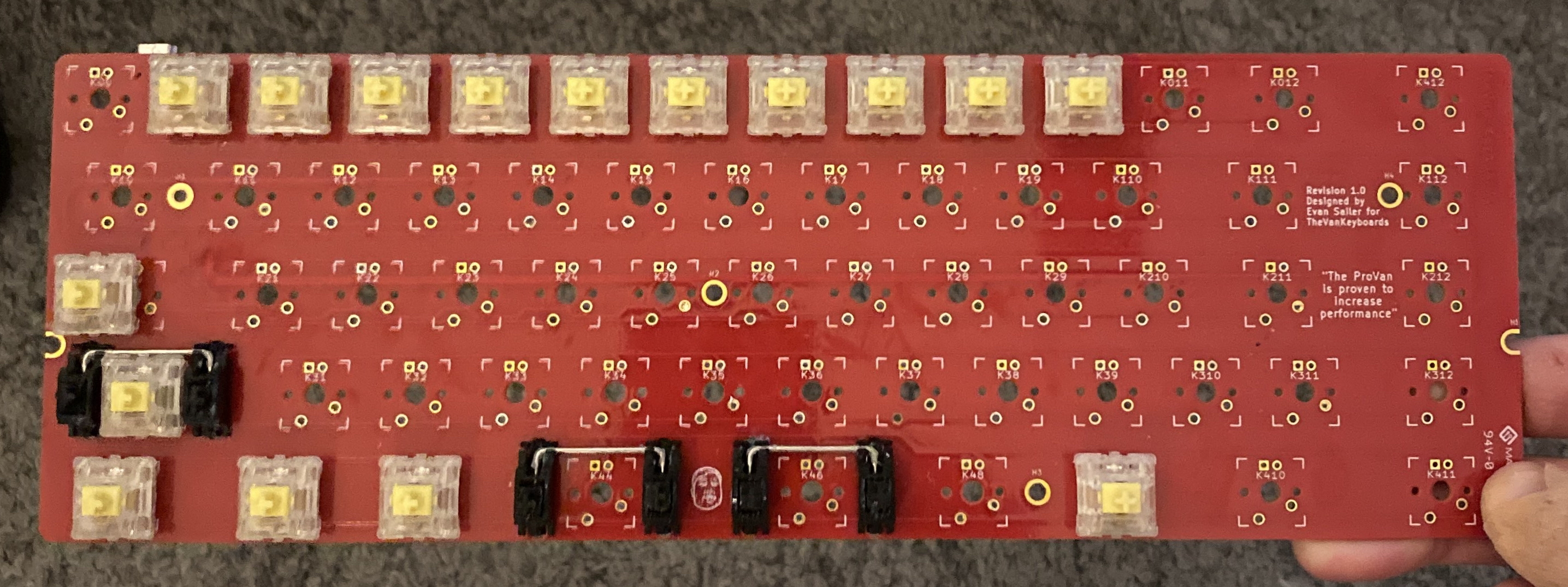 ProVan v1 PCB front