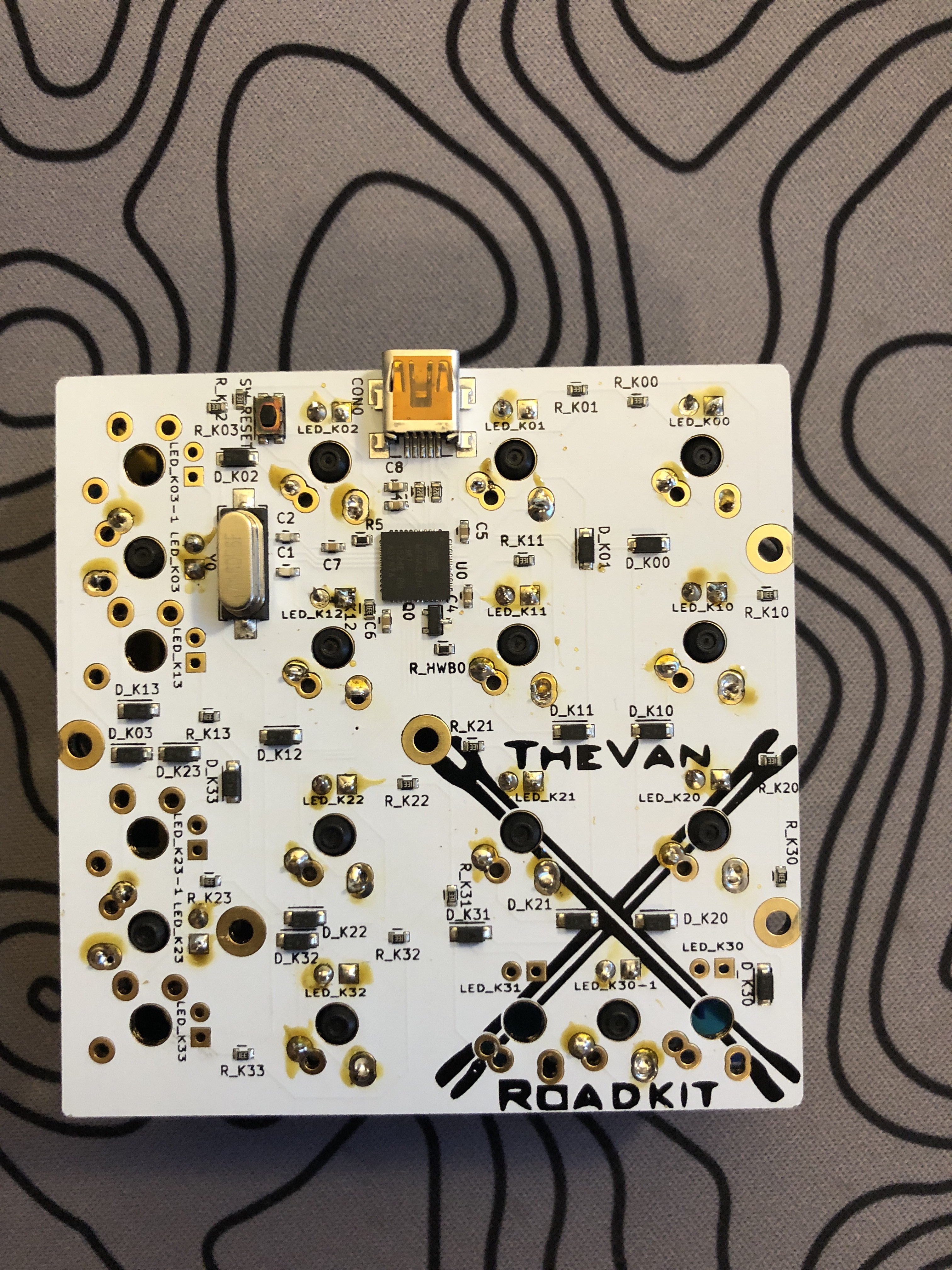 Roadkit PCB Rev 1.0 back