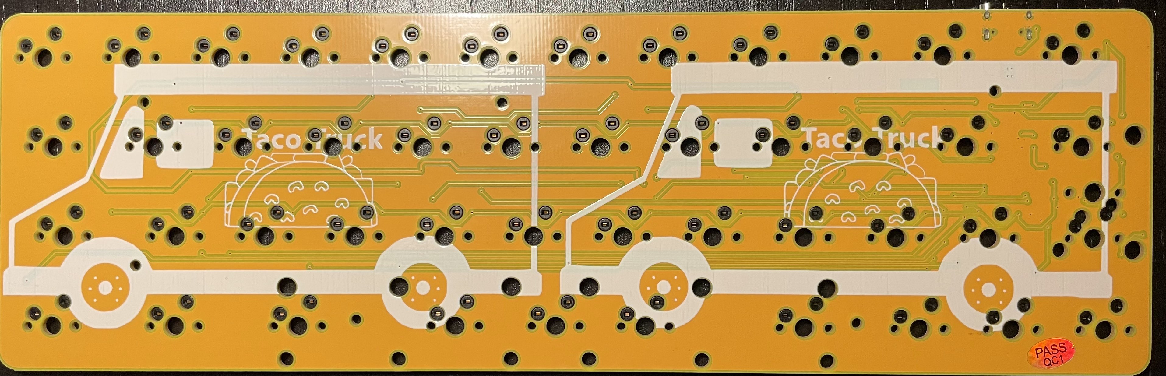 Front of a Rev 1 PCB
